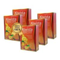 ราคา โฉมใหม่ Kiwista Detox ดีท๊อกซ์ กีวิสต้า รสส้ม ขับล้างสารพิษ ดีท๊อกซ์ลำไส้ ขนาดบรรจุ 5 ซอง 5 กล่อง (422828138)