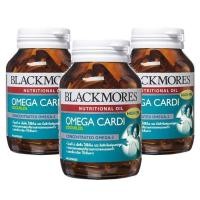 ราคา Blackmores Omega Cardi ลดระดับไขมันไตรกลีเซอร์ไรด์ในเลือด ป้องกันไขมันอุดตันหลอดเลือด 60 แคปซูล x 3 ขวด (1982944)