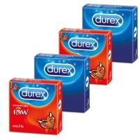 ราคา Durex Set ถุงยางอนามัย ดูเร็กซ์ เลิฟ ขนาดมาตรฐาน Durex Love ดูเร็กซ์ คอมฟอร์ท ถุงยางอนามัยขนาดใหญ่ Durex Comfort รุ่นละ2กล่อง (9010583)