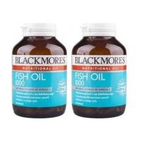 ราคา Blackmores Fish Oil น้ำมันปลา 1000 mg 80 แคปซูล 2 ขวด (130058745)
