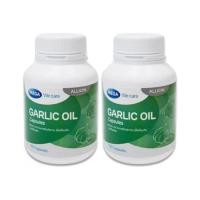 ราคา Mega We Care Garlic Oil น้ำมันกระเทียม ลดโคเลสเตอรอล 2 ขวด 100 แคปซูล (8803377)