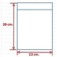 ราคา ถุงซิปล็อค ถุงซิปใส 13x20cm 50 ใบ แพค (1370242626)