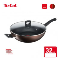 ราคา TEFAL กระทะก้นลึก Day by Day 32 ซม ฝา รุ่น G1439895 ใช้กับเตาInductionได้ (1516470555)