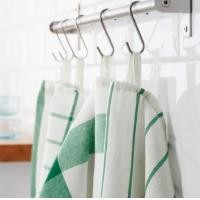 ราคา ผ้าเช็ดจาน IKEA ELLY เอลลี่ สีขาว เขียว 1 ชุด มี 4 ผืน (477860541)