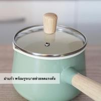 ราคา หม้อเคลือบอินาเมล ขนาด 14 cm ความจุ 1 5 ลิตร หม้อด้ามไม้ จับถนัดมือ ใช้ได้กับเตาทุกชนิด ยกง่าย น้ำหนักเบาหม้อขนาดเล็ก หม้อด้ามเคลือบ (525506591)