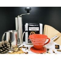 ราคา แก้วดริปเซรามิค สีแดงพริก 1 2 ที่ ช้อนตวงกาแฟ กระดาษกรอง เครื่องบดกาแฟมือหมุน กาคอยาว y Coffee เมล็ดกาแฟคั่วกลาง 250g (886458897)