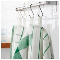ราคา ผ้าเช็ดจาน ขาว เขียว ขนาด 50x65 ซม ผ้าเช็ดจาน ELLY ขนาด 50x65 ซม (1365416793)