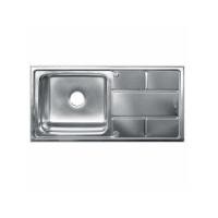 ราคา Dyna Home อ่างล้างจานแบบฝัง 1 หลุม 1 ที่พัก DH 10050CB สแตนเลส (1452456680)