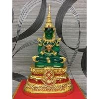 ราคา พระแก้ว พระแก้วมรกต ฤดูร้อน ปิดทองแท้ญี่ปุ่น100 อคิลิคเกรดพรีเมี่ยม ประดับพลอยใสสีแดง หน้าตัก 5 นิ้ว เกศพระสามารถถอดได้ไว้สำหรับใส่พระธาตุ (104156355)