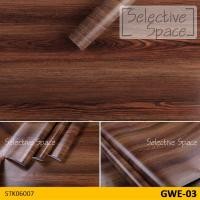 ราคา สติ๊กเกอร์ลายไม้ สติ๊กเกอร์ติดผนัง วอลเปเปอร์ มีกาวในตัว สติกเกอร์ DIY รุ่น STK 06007 สี GWE 03 (1289216235)