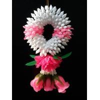 ราคา 1 ชิ้นสีชมพู พวงมาลัยดอกไม้ พวงมาลัยพลาสติก พวงมาลัยถวายพระ ไหว้พระ บูชาพระ ทำบุญ ถวายอาลัย ตักบาตร สวดมนต์ ปฏิบัติธรรม ไหว้สถานที่ศักดิ์สิทธิ์ ของชำร่วย ดอกไม้ประดิษฐ์ (1559492916)