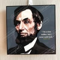 ราคา รูปภาพติดผนัง อับราฮัม ลินคอล์น รูปผนังขายดีอันดับ 1 Abraham Lincoln โดดเด่นพร้อมคำคม คนดังระดับโลกบนรูปภาพติดพนัง พร้อมแขวนติดตั้ง รูปภาพติดผนัง รูปภาพแต่งบ้าน รูปภาพ รูปติดผนัง ภาพติดผนัง ภาพวาด ขนา