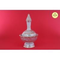 ราคา ที่กรวดน้ำขนาดเล็ก เซรามิค เบญจรงค์ สีขาว (810670328)