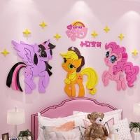 ราคา beauty chic New อะคริลิคติดผนังPony แผ่นอะคริลิคติดผนัง 3D Pony (1361418472)