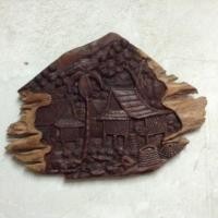 ราคา ไม้แกะสลักภาพวิวชนบท ไม้สักแกะสลัก ไม้รูปบ้านชนบท ไม้แกะวิวชนบท ไม้แกะโชว์รูปบ้าน ขนาด กว้าง36 ซม ยาว 51ซม สูง 2 ซม ทำจากไม้สักเก่า แกะสลักรูปวิวชนบท สไตล์วินเทจ บรรญากาศร่วมสมัย ซึ่งนับวันจะเห็นได้ยา