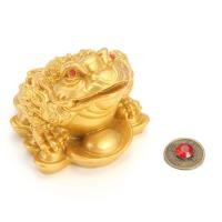 ราคา กบคาบเหรียญ lucky Toad คางคกมงคล เซี่ยมซู้ คางคกสามขา 7 5x7x5 5 ซม Feng shui (965650917)