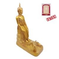 ราคา พระพุทธรูป พระประจำวันพุธ กลางคืน พระประจำวัน พระปางป่าเลไลยก์ หน้าตัก 9 นิ้ว องค์ทอง (657888434)