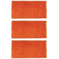 ราคา พรมเช็ดเท้า พรมนาโน พรมตัวหนอน 3ชิ้น สีส้ม (403468927)