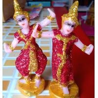 ราคา เครื่องตั้งศาล ตุ๊กตานางรำละคร สูง 10 ซม กว้าง 4 ซม งานเรซิ่น เกรดA สีทอง นางรำใส่ศาล นางรำแก้บน (827884287)