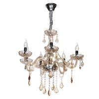 ราคา INOVA โคมไฟช่อ แก้ว-อะคริลิค-สีน้ำตาล-สีทอง 6 หัว รุ่น SP672-1