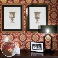 ราคา วอลเปเปอร์ติดผนัง ตกแต่งบ้าน ลายหลุยส์ ไม่มีกาวในตัว (1373476144)