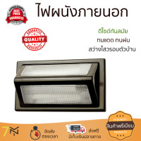 ราคา ไฟผนังภายนอก สว่างครอบคลุม โคมไฟผนัง ภายนอก PRISMA BEC GS PL MD ดำ SQ วัสดุทนทาน ใช้ได้กับหลอดไฟมาตรฐานทุกประเภท โคมไฟภายนอก Outdoor Wall Lights จัดส่งฟรี Kerry ทั่วประเทศ (1149366606)