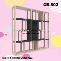 ราคา Access Furniture ตุ้เอนกประสงค์ 150ซม ปิดผิวPUทั้งตัว รุ่นCB 802 สีโซลิด กราไฟท์ (1320182966)