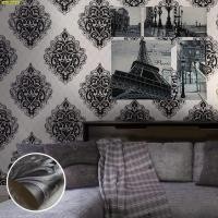 ราคา วอลเปเปอร์ติดผนัง ตกแต่งบ้าน ลายหลุยส์ ไม่มีกาวในตัว (1362162857)