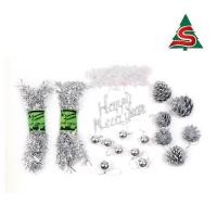 ราคา ชุดเครื่องประดับสำหรับตกแต่งต้นคริสต์มาสขนาด1 3ฟุต คละสี คละแบบ Ornaments for Christmas tree 1 3F (908686174)