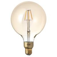 ราคา หลอดไฟ LED E27 400 ลูเมน หรี่ไฟได้ หลอดกลม แก้วใสสีน้ำตาล ขนาด 125 มม LUNNOM ขนาด 125 มม (1128078444)