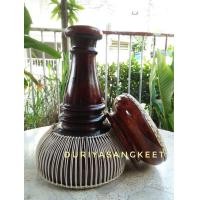 ราคา โทนไม้สะเดา รำมะนาไม้สะเดา 1 ชุด ได้ทั้งโทนและรำมะนา (1280964543)