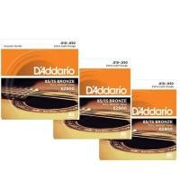 ราคา Daddario สายกีตาร์โปร่ง 3 ชุด รุ่น EZ 900 (8374451)