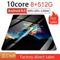 ราคา 8 512GB Tablet 10 1inch PC Android Wifi Tablets Support Dual SIM Cards Support Thai (861816916)