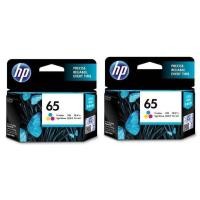 ราคา HP 65 COLOR X2 ตลับหมึกสีเเท้ แพคคู่ (675880469)