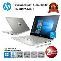 ราคา HP Pavilion x360 14 dh0006tx i5 8265U 8GB 256GB SSD MX130 2GB 14 0 Win10 Mineral Silver (1106160041)