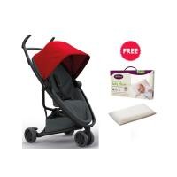 ราคา Quinny ZAPP FLEX Red on Graphite รถเข็นรุ่นแซพพ์ฟเล็คซพลัส สีเทาเข็มหลังคาสีแดง (372802058)