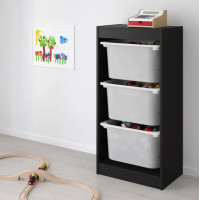 ราคา ชั้นเก็บของเล่นพร้อมกล่องลิ้นชัก มี 4 สี ขนาด 46x30x95 ซม (1527196787)