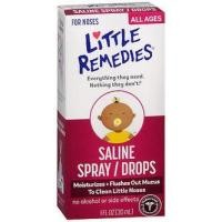 ราคา Little Remedies Saline Spray Drops น้ำเกลือพ่นจมูกแบบหยดและสเปรย์ (1490348217)