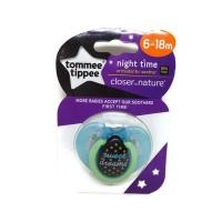 ราคา Tommee Tippee จุกหลอก ทอมมี่ ทิปปี้ Closer to Nature รุ่น Night Time 6 18 เดือน แพ็คเดี่ยว (1397062556)