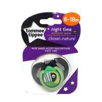 ราคา Tommee Tippee จุกหลอก ทอมมี่ ทิปปี้ Closer to Nature รุ่น Night Time 6 18 เดือน แพ็คเดี่ยว (1397062557)