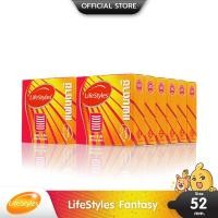 ราคา โปรแรงงง แย่งกันกระจาย LifeStyles Fantasy ถุงยางอนามัย ผิวไม่เรียบ แบบขีด ขนาด 52 มม บรรจุ 12 กล่อง 36 ชิ้น ถุงยางอนามัยแบบบาง ถุงยางใช้แล้วฟิน ขายถุงยางอนามัย (1473604361)