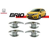 ราคา เบ้ามือจับประตูเบ้ากันรอยเบ้ารองมือเปิด Honda Brio ชุบโครเมี่ยม (1339648331)