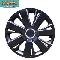 ราคา Koshi wheel cover ฝาครอบกระทะล้อ 15 นิ้ว ลาย 5077BP 4ฝา ชุด สีดำ (102368806)