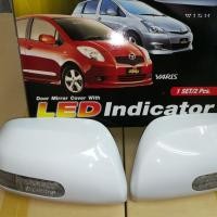ราคา ครอบกระจกมองข้างมีไฟหรี่ เลี้ยว vios yaris 2007 2012 วีออส ยาริส (1204352081)