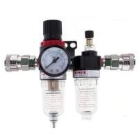 ราคา ชุดกรองลมดักน้ำปรับแรงดันลม ขนาด1 4 รุ่น AFC2000 ควิก คอปเปอร์2ตัว (680288639)