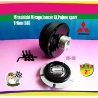 ราคา คอพวงมาลัยแต่ง คอบาง M 19 มิตซูบิชิ Mirage มิราจ Lancer แลนเซอร์ EX Pajero sport ปาเจโร่ สปอร์ต กระบะไตรตัน รองรับรุ่นมีแอแบคเท่านั้น คอบาง2นิ้ว (380654687)