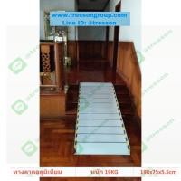 ราคา ทางลาดรถเข็นอลูมิเนียมยาวพิเศษ198ซม 198x75x5 5cm พับครึ่งด้านกว้าง หนัก19 kg (890564719)