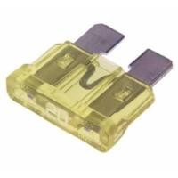 ราคา 10 ตัว OSWA auto ฟิวส์เสียบ 20 แอมป์ 20 amp fuse สีเหลือง (410765739)