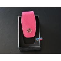ราคา ของแท้ ซองหนัง กรอบกุญแจ ที่ใส่กุญแจ รถเบนซ์ Benz สีชมพู แบบที่2 (404810503)
