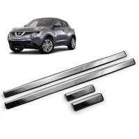 ราคา ชายบันได สแตนเลส ชายบันได สแตนเลส 4 Dr กาบบันได บันไดชายน้ำ จำนวน 4ชิ้น Nissan Juke นิสสัน จุ๊ก ปี 2010 2018 4ประตู สินค้าราคาถูก คุณภาพดี Stainless Scuff Plate 4Dr (1445176019)